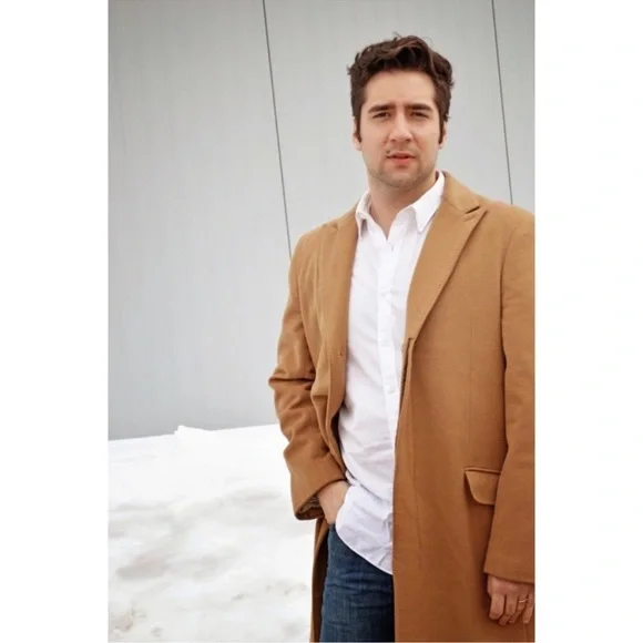 Banana Republic | Camel Colored Wool Cashmere Blend Top Coat - Picture 2 of 16